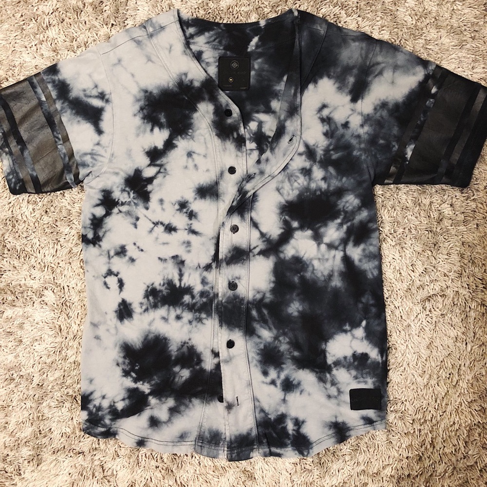 Tie Dye Baseball Style Tee